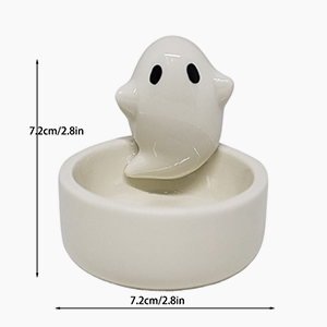 Ceramic Ghost Candle Holder