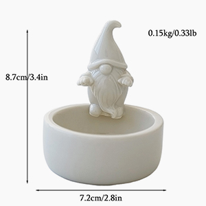 Ceramic Ghost Candle Holder