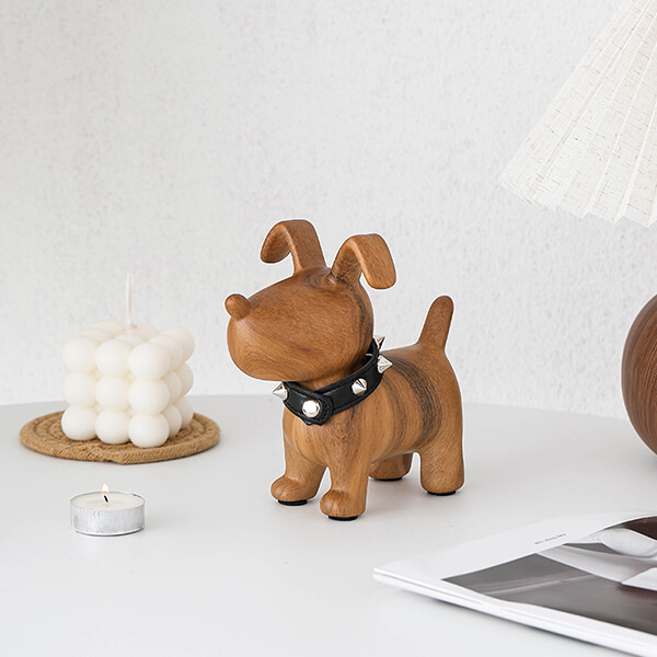 Ceramic Puppy Statues