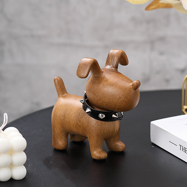 Ceramic Puppy Statues