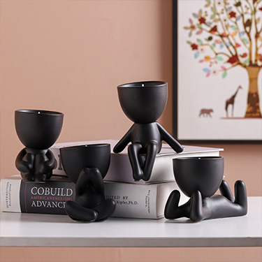 European Style Creative Small Character Aroma Candle Cup