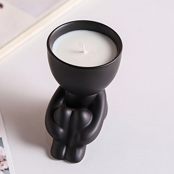 European Style Creative Small Character Aroma Candle Cup