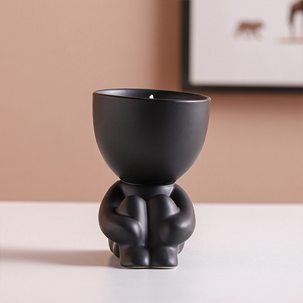 European Style Creative Small Character Aroma Candle Cup