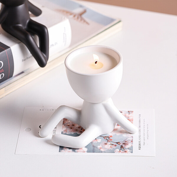 European Style Creative Small Character Aroma Candle Cup