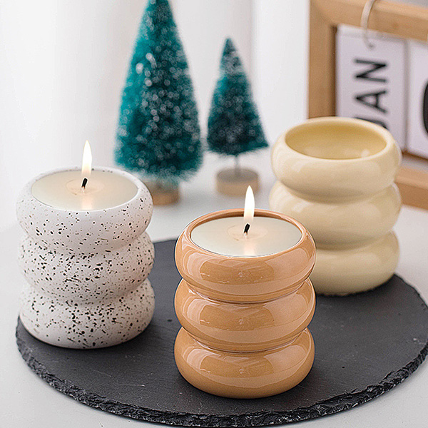 Donut Ceramic Aroma Candle Mug