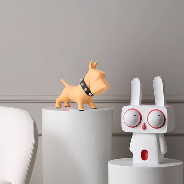 Eramic Puppy Decorations