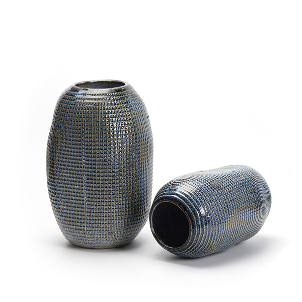 Luxury Embossed Vintage Ceramic Vase