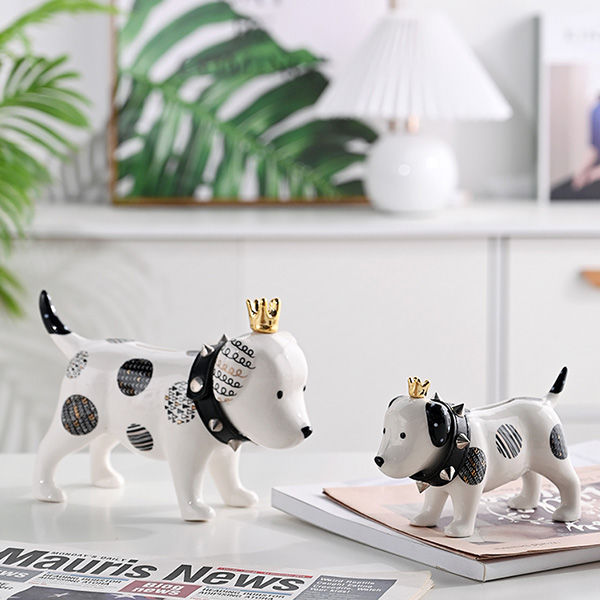 Modern Minimalist Light Luxury Puppy Ceramic