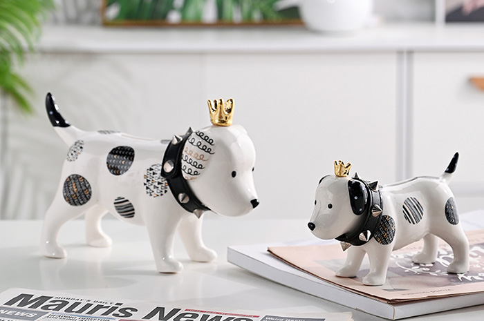 Modern Minimalist Light Luxury Puppy Ceramic