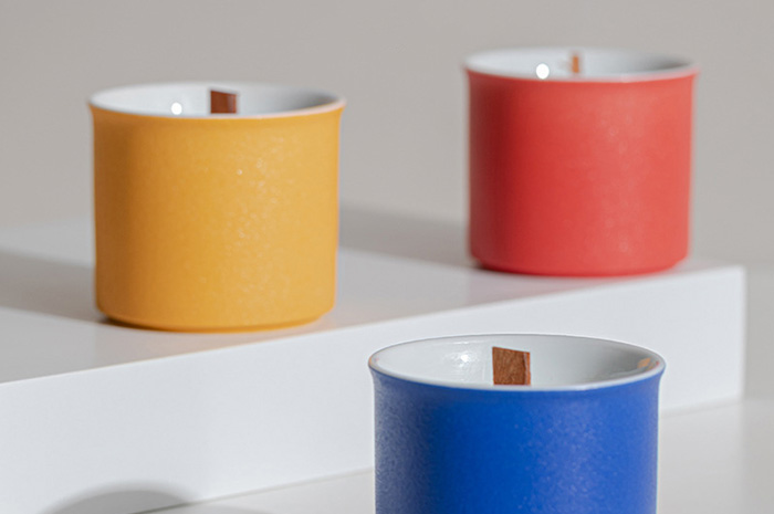 Scandinavian Style Ceramic Aroma Candle Empty Cup