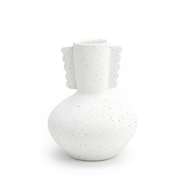 Black and White Antique Ceramic Vase